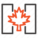 autumn, canada, flag, leaf