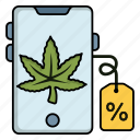 cannabis, marijuana, drug, weed, online, selling, mobile