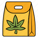 cannabis, marijuana, drug, hemp, weed, packet, bag