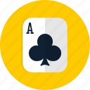 casino, clubs, clubs card, poker, slot