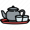 teapot, tea, drink, beverage, kettle, hot