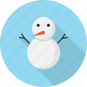 christmas, cute, snow, snowman, winter