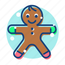 christmas, gingerbread, gingerbread man, man