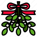 decoration, mistletoe, plant, winter, xmas