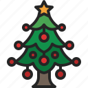 christmas, xmas, tree, pine, decoration, wood, celebration