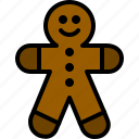 christmas, cookie, ginger, gingerbread, man