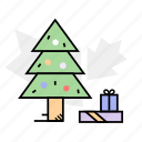 celebration, christmas tree, presents, tree, gifts