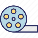 cinema, film reel, movie, multimedia