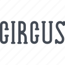 circus, signboard, board, info