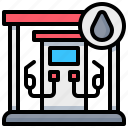 filling, gas, oil, station, water