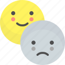 emoji, emotion, face, happy, sad, smile