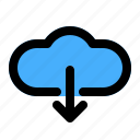 cloud, communication, data, download, network, storage