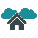 home, building, cloud, cloudy, forecast, house, weather