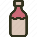 milk, bottle, beverage, drink