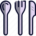 fork, kitchen, knife, spoon, utensils