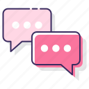 chatting, messaging, talking