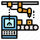 arm, computer, conveyor, manufacturing, robotic