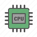 cpu, chip, electronic, hardware, microchip, technology