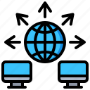 communication, computer, data, desktop, global, network