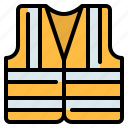 construction, jacket, lifejacket, lifesaver, safety, vest, waistcoat