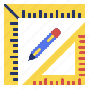 construction, ruler, measure, tool, scale, design