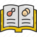 chicken, food, ingredients, recipe book