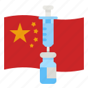 vaccine, china, flag, vaccines, healthcare