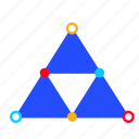 atom, chemistry, formula, molecule, science, triangle