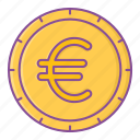 euro, currency, coin, exchange