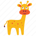 animal, camelopard, forest, giraffe, wild