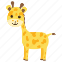 animal, camelopard, forest, giraffe, wild