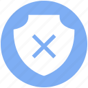 cross, danger, firewall, forbidden, protection, shield