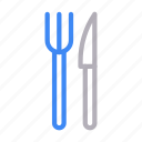 fork, kitchen, knife, spoon, utensils