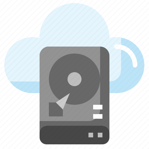 Cloud, backup, harddisk, harddrive, storage icon - Download on Iconfinder