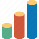 3d bar chart, statistics, finance, graph, charts, diagram, analytics