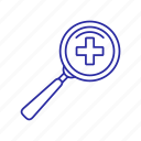 glass, magnify, magnifying glass, tool icon