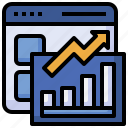 growth, analysis, diagram, bar, chart, statistic