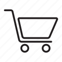 basket, buying, cart, purchase, shopping, trolley