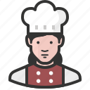 avatar, chef, woman, cook, food, restaurant