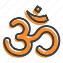 divine, hindu, holy, om, religion, sign