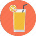 cocktail, glass, glass of juice, juice, orange juice