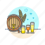 barrel, beer, fermented, beverage, craft, wheat, drink 