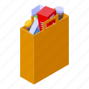 drug, delivery, bag, isometric