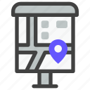 navigation, location, map, navigate, billboard, advertisement, ads, marketing, banner