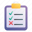 checklist, task, clipboard, check, list