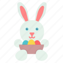 bunny, easter, egg, rabbit