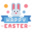 happy, easter, bunny, holiday