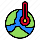 globe, nature, plant, thermometer, world