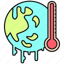 global, thermometer, warming