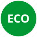 eco, ecology, label, round